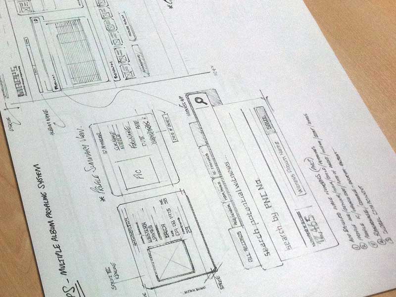 user journey sketch